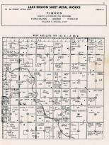 West Antelope Township, Benson County 1957